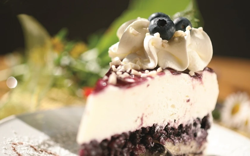 Heinemanns Hofcafé Heidelbeertorte hausgebacken