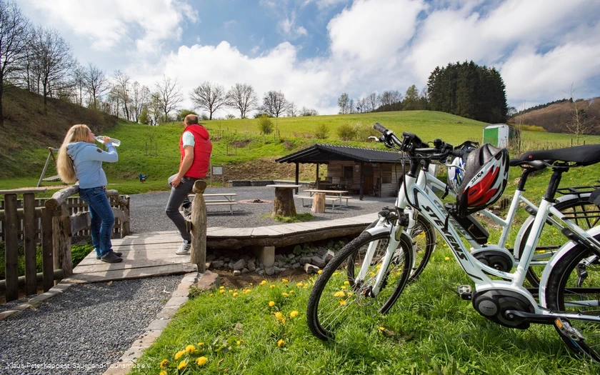 Kleine Pause am SauerlandRadring