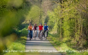 Entspanntes Radfahren auf alten Bahntrassen
