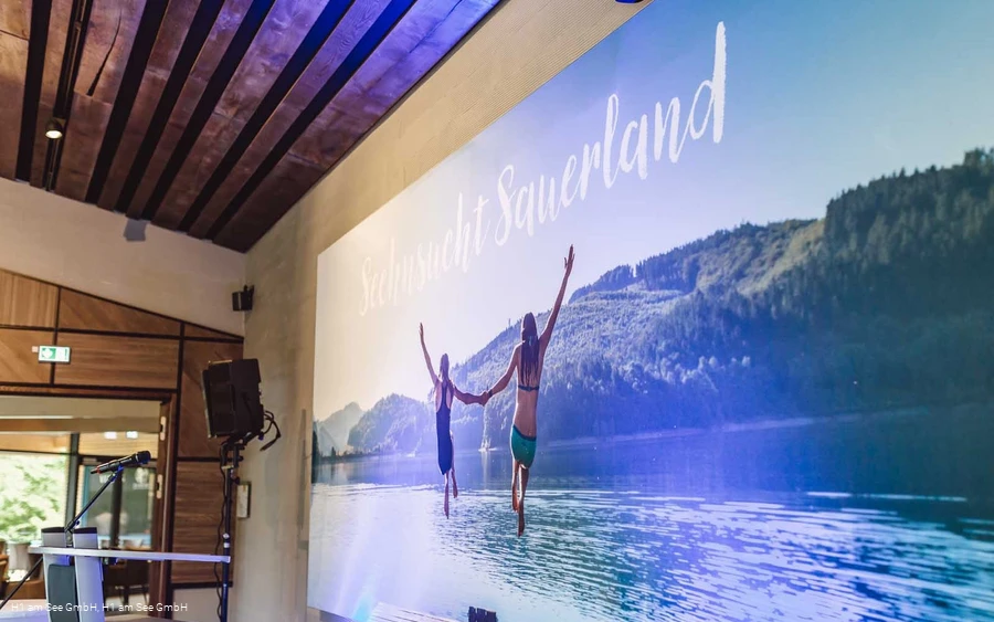 H1 am See - Wandbild