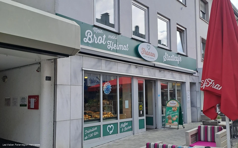 Stadtcafé Franzes Ruhrstraße Meschede - Aussenansicht