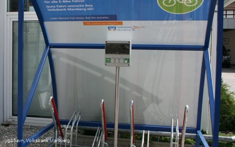 E-Bike-Ladestation Volksbank Marsberg