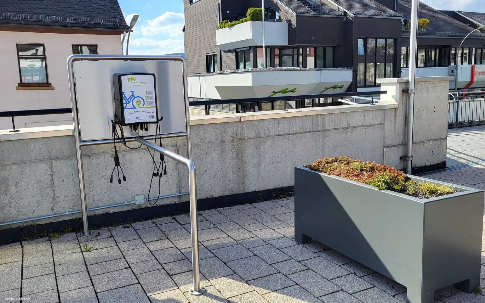 E-Bike Ladestation Marktplatz