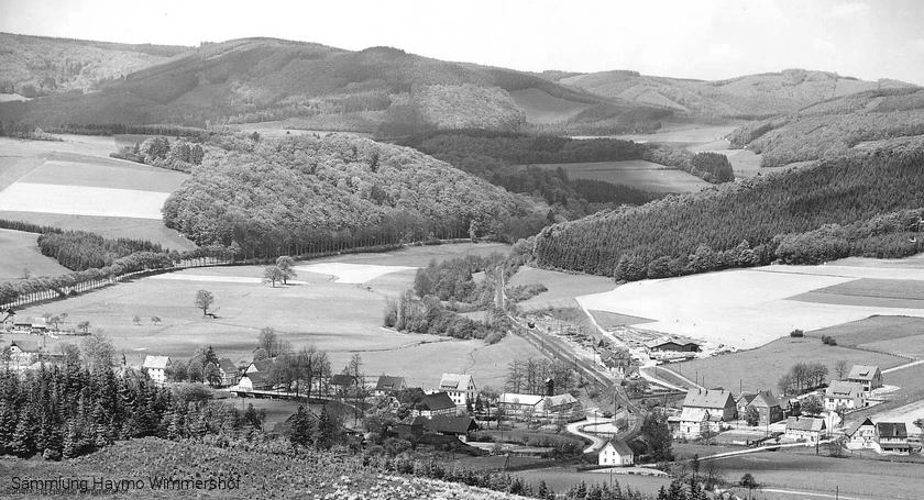 Bremke und seine Bahnanlagen in den 1950-er Jahren